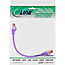 InLine® Patchkabel, S/FTP (PiMf), Cat.6, 250 MHz, PVC, koper, paars, 0,3m