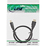 InLine® HDMI kabel, HDMI high speed, male /male, vergulde contacten, zwart, 1,5m