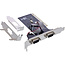 InLine® interfacekaart, 2x 9-pins serieel, PCI