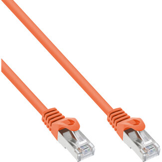 InLine InLine® Patchkabel, SF/UTP, Cat.5e, oranje, 0,25m