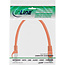 InLine® Patchkabel, SF/UTP, Cat.5e, oranje, 0,25m