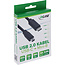 InLine® USB 2.0-kabel, USB-C-stekker naar Mini-B-stekker, zwart, 1,5m