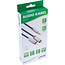 InLine® Slim audiokabel jack 3,5mm male naar 2x cinch male, 1m
