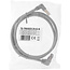InLine® Patchkabel 2-zijdig haaks, S/FTP, Cat.6, 250MHz, PVC, 1,10m