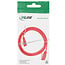 InLine® Patchkabel plat, U/UTP, Cat.6, rood, 1,5m