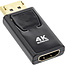 InLine® Converter DisplayPort male naar HDMI female, 4K/60Hz, met audio