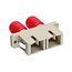 InLine® LWL koppeling, duplex ST/SC, multimode, beige, keramische huls