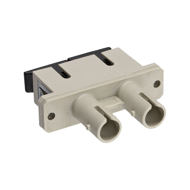 InLine® LWL koppeling, duplex ST/SC, multimode, beige, keramische huls