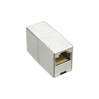 InLine InLine® Cat.5e patchkabel koppeling 2x RJ45 female, gemetalliseerd afgeschermd