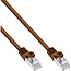 InLine® Patchkabel, SF/UTP, Cat.5e, bruin, 5m