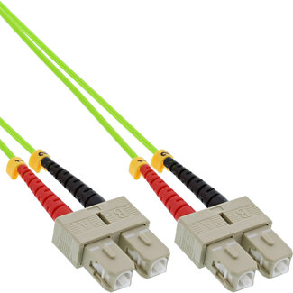 InLine InLine® LWL Duplex Kabel, SC/SC, 50/125µm, OM5, 10m