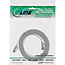 InLine® Patchkabel plat, U/FTP, Cat.8.1, TPE halogeenvrij, grijs, 3m