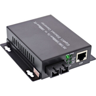 InLine InLine® Netwerk Media Converter 10/100/1000Mb/s TP naar LWL (SC Duplex),MM, 550m