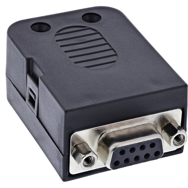 InLine® D-Sub 9 breakout aansluitblok, socket, schroefaansluiting