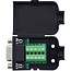 InLine® D-Sub 9 breakout aansluitblok, socket, schroefaansluiting