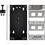 InLine® Cat.6A Keystone-box, wand/DIN-rail, STP, 4 poorten