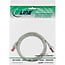 InLine® Patchkabel, S/FTP (PiMf), Cat.6, 250 MHz, PVC, CCA, grijs, 2m