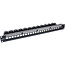 InLine® Keystone patchpaneel 24-poorts, 19", 1U, zwart, RAL 9005