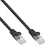 InLine® Patchkabel, U/UTP, Cat.5e, zwart, 0,5m