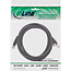 InLine® Patchkabel, U/UTP, Cat.5e, zwart, 0,5m