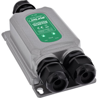 InLine InLine® PoE++-injector, 60W, 2,5Gb/s, IP67, voor buiten