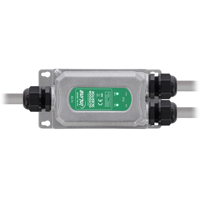 InLine® PoE++-injector, 60W, 2,5Gb/s, IP67, voor buiten