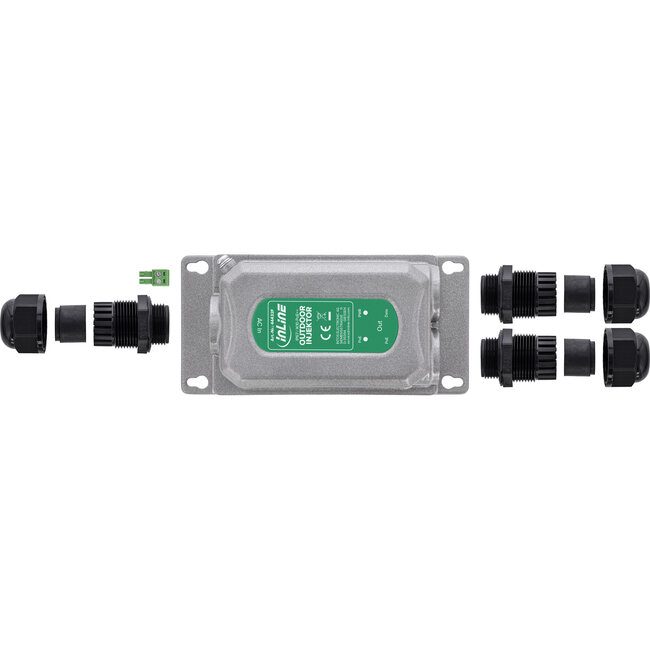 InLine® PoE++-injector, 60W, 2,5Gb/s, IP67, voor buiten