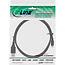InLine® Micro-USB 2.0 kabel, snellaadkabel, USB-A male/Micro-B male, zwart, 1,8m