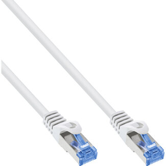 InLine InLine® patchkabel, Cat.6A, S/FTP, TPE (LSZH), CCA, wit, 1,5m