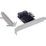 InLine® interfacekaart, 4x SATA 6Gb/s, PCIe 2.0, Hot Swap, NCQ