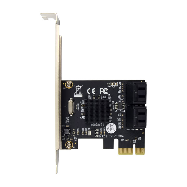InLine® interfacekaart, 4x SATA 6Gb/s, PCIe 2.0, Hot Swap, NCQ