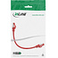 InLine® Patchkabel, S/FTP (PiMf), Cat.6, 250 MHz, PVC, CCA, rood, 0,25m