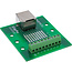InLine® klemmenblok, RJ45 aansluiting, recht, voor DIN-rail