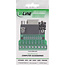 InLine® klemmenblok D-Sub 9 aansluiting, schroefklem, schroefzekering
