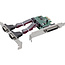 InLine® PCIe-interfacekaart, 2x RS-232 + 1x parallelle poort