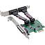 InLine® PCIe-interfacekaart, 2x RS-232 + 1x parallelle poort
