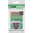 InLine® RJ45 contactdoos op indrukklem, 8-pins, Cat. 5e, gehoekt