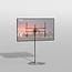 Vloerstandaard SPHERE rvs 120 cm VESA 600x400
