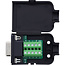 InLine® D-Sub 9 breakout aansluitblok, bus, schroefaansluiting, kartelschroef