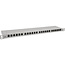 InLine® 19" patchpaneel Cat.6A 0,5 U 24-voudig, met stofbescherming, grijs