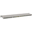InLine® 19" patchpaneel Cat.6A 0,5 U 24-voudig, met stofbescherming, grijs