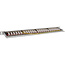InLine® 19" patchpaneel Cat.6A 0,5 U 24-voudig, met stofbescherming, grijs
