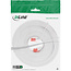 InLine® Patchkabel plat, U/UTP, Cat.6, wit, 15m