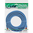 InLine® Patchkabel, S/FTP (PiMf), Cat.6, 250 MHz, PVC, koper, blauw, 10m
