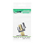 InLine® Keystone installatieadapter, voor satellietkabel, 2x F-stekker, zwart