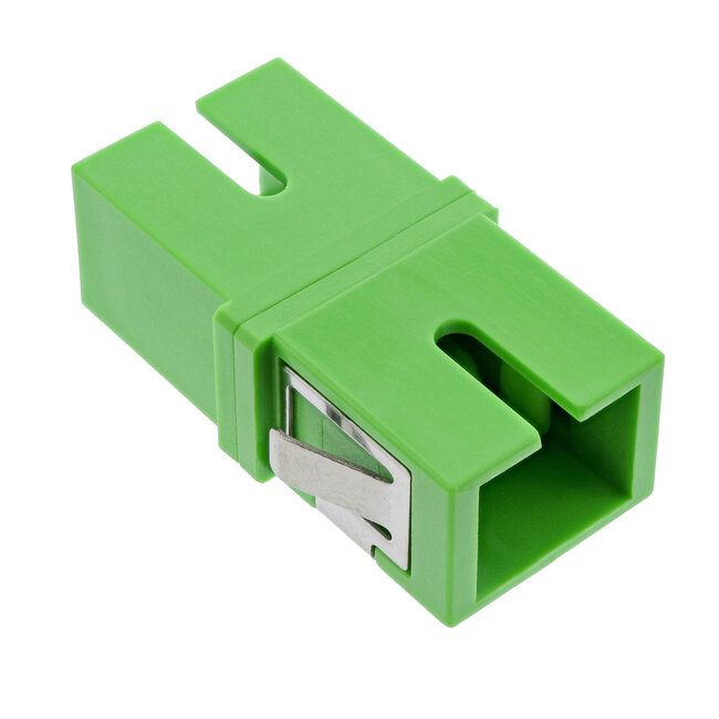 InLine® glasvezelkoppeling, simplex SC/SC, singlemode, met interne sluiter