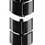 InLine® Flexibele kabelgoot, verticaal voor tafels, 0,80m, zwart