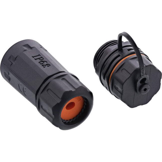 InLine® patchkabel koppeling, RJ45 Cat.6A, IP68, voor industrie, met stofkap