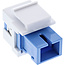 InLine® LWL Keystone snap-in koppeling, simplex SC/SC,singlemode,keramische huls