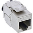 InLine® Keystone RJ45 female, SNAP-In, Cat.8.1, geïntegreerde kabelbinder